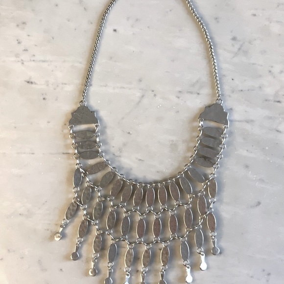 Vintage Lucky Brand Pink Stone Collar Statement Necklace - Picture 6 of 7